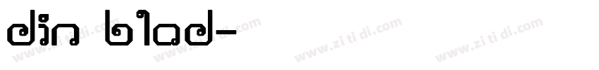 din blod字体转换